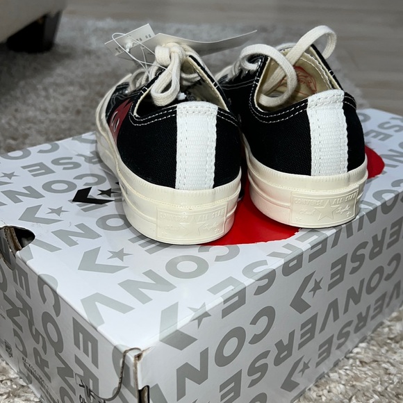 CONVERSE X COMME DES GARCONS PLAY ALL STAR CHUCK '70 OX - BLACK - Picture 5 of 8